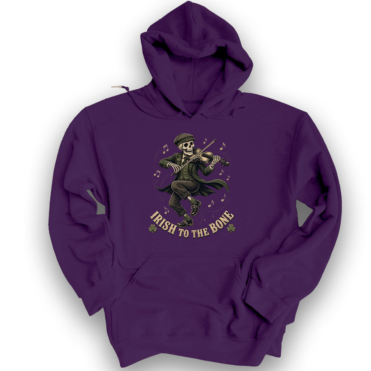 Irish Bone Jig Hoodie - Purple