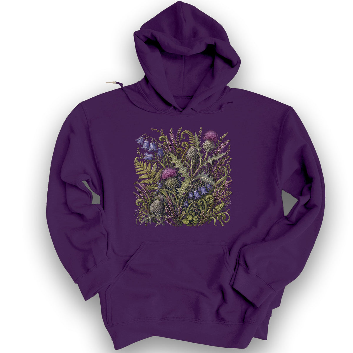 Wild Thistles Hoodie - Purple