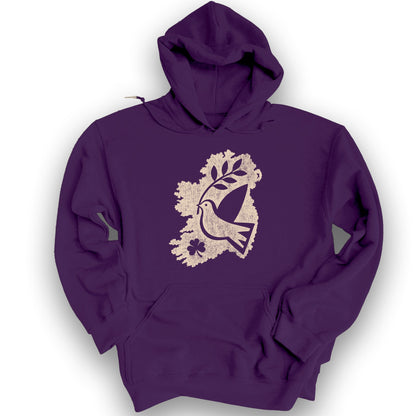 Éire Olive Branch Hoodie - Purple