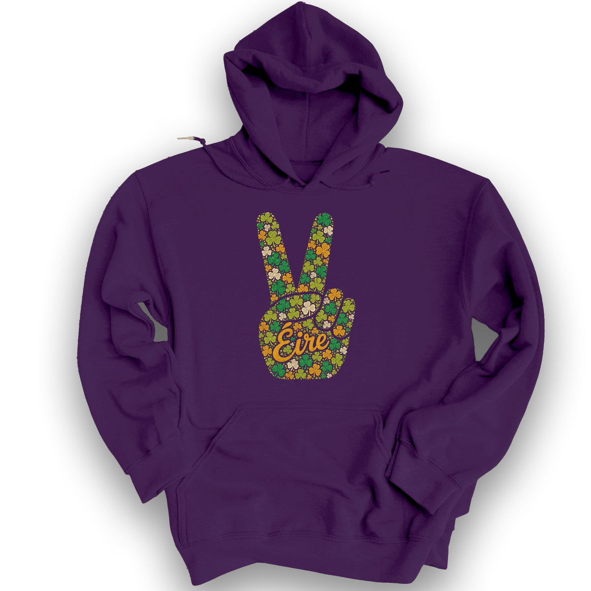 Eire Peace Hoodie - Purple
