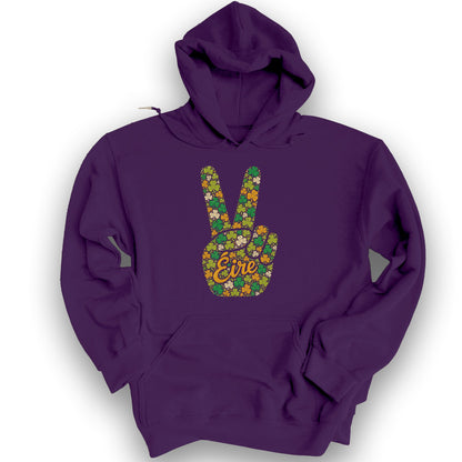 Eire Peace Hoodie - Purple