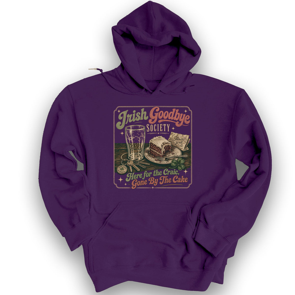 Irish Goodbye Society Hoodie - Purple