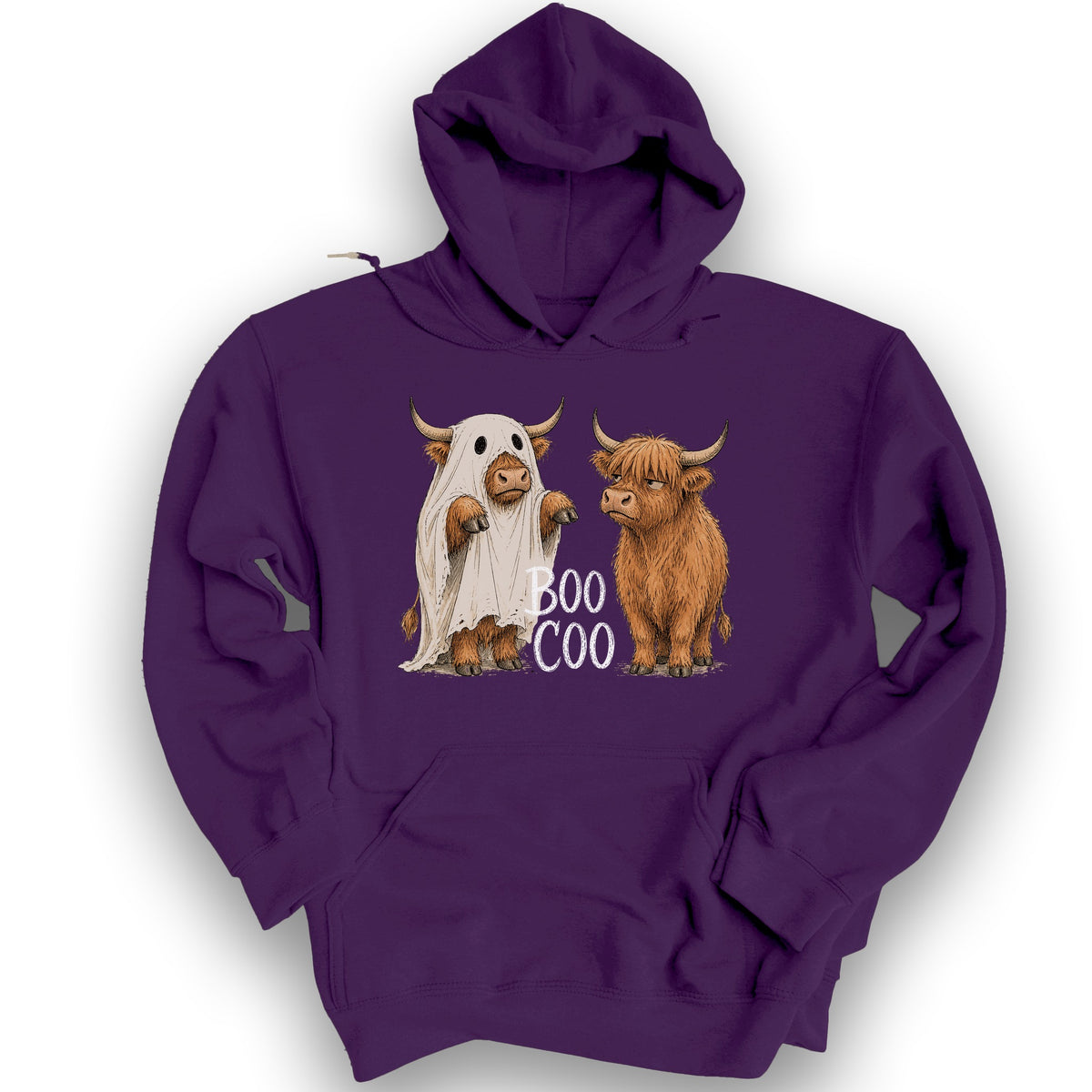 Boo Coo Duo Hoodie - Purple
