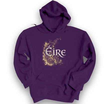 Éire Ancient Spirals Hoodie - Purple
