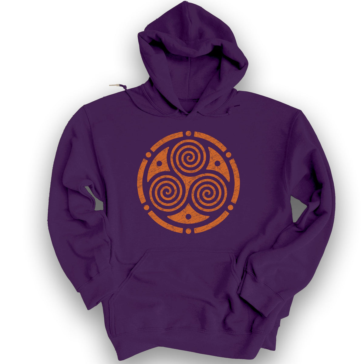 Triskele Circle Hoodie - Purple