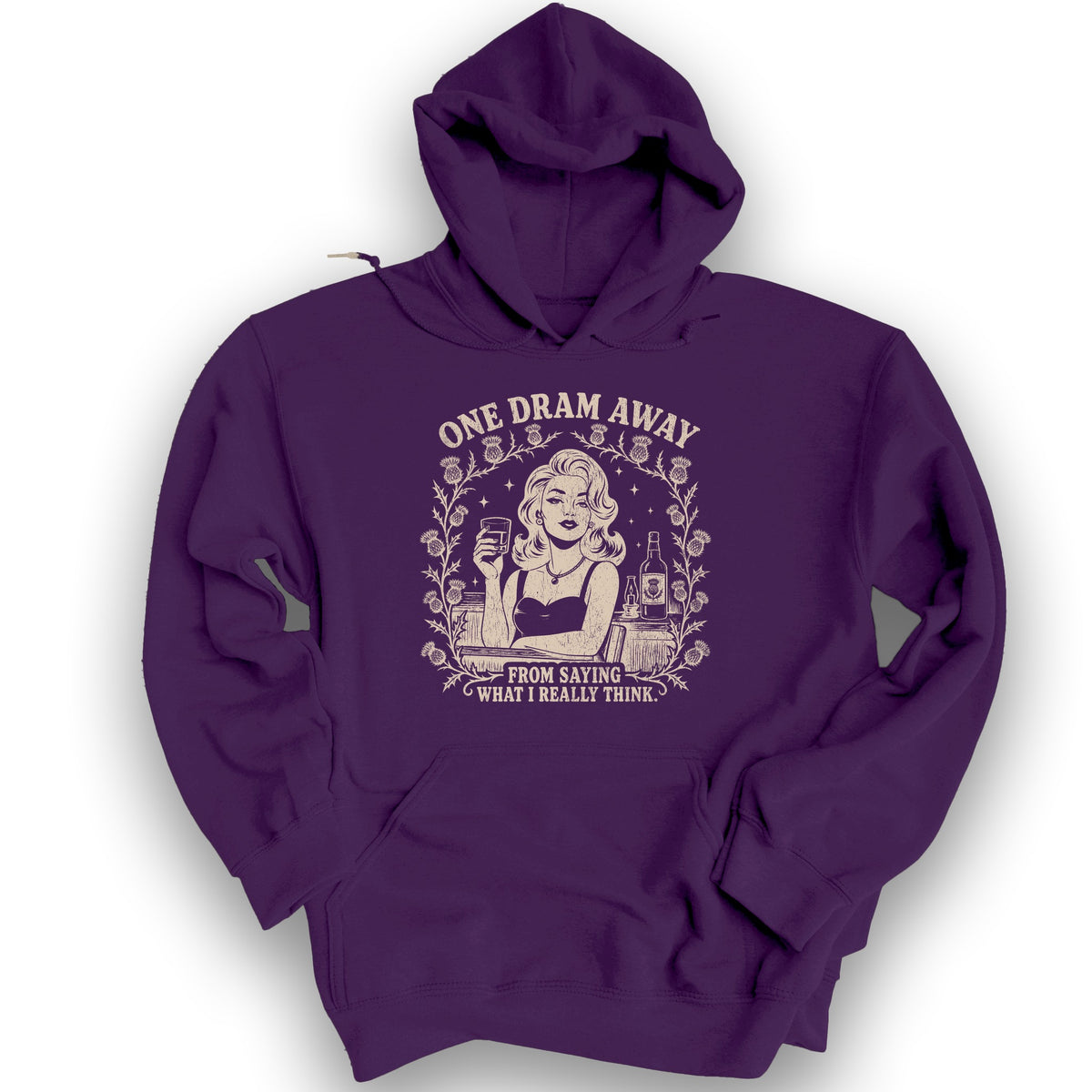 One Dram Away Hoodie - Purple