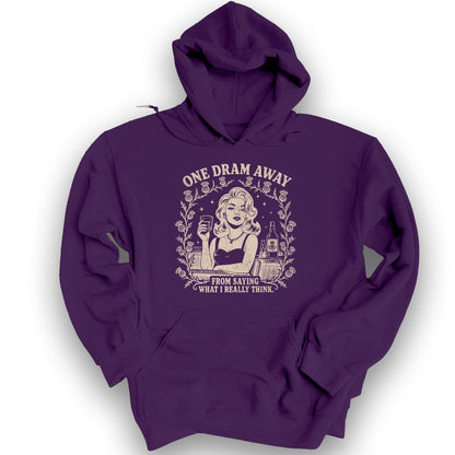 One Dram Away Hoodie - Purple