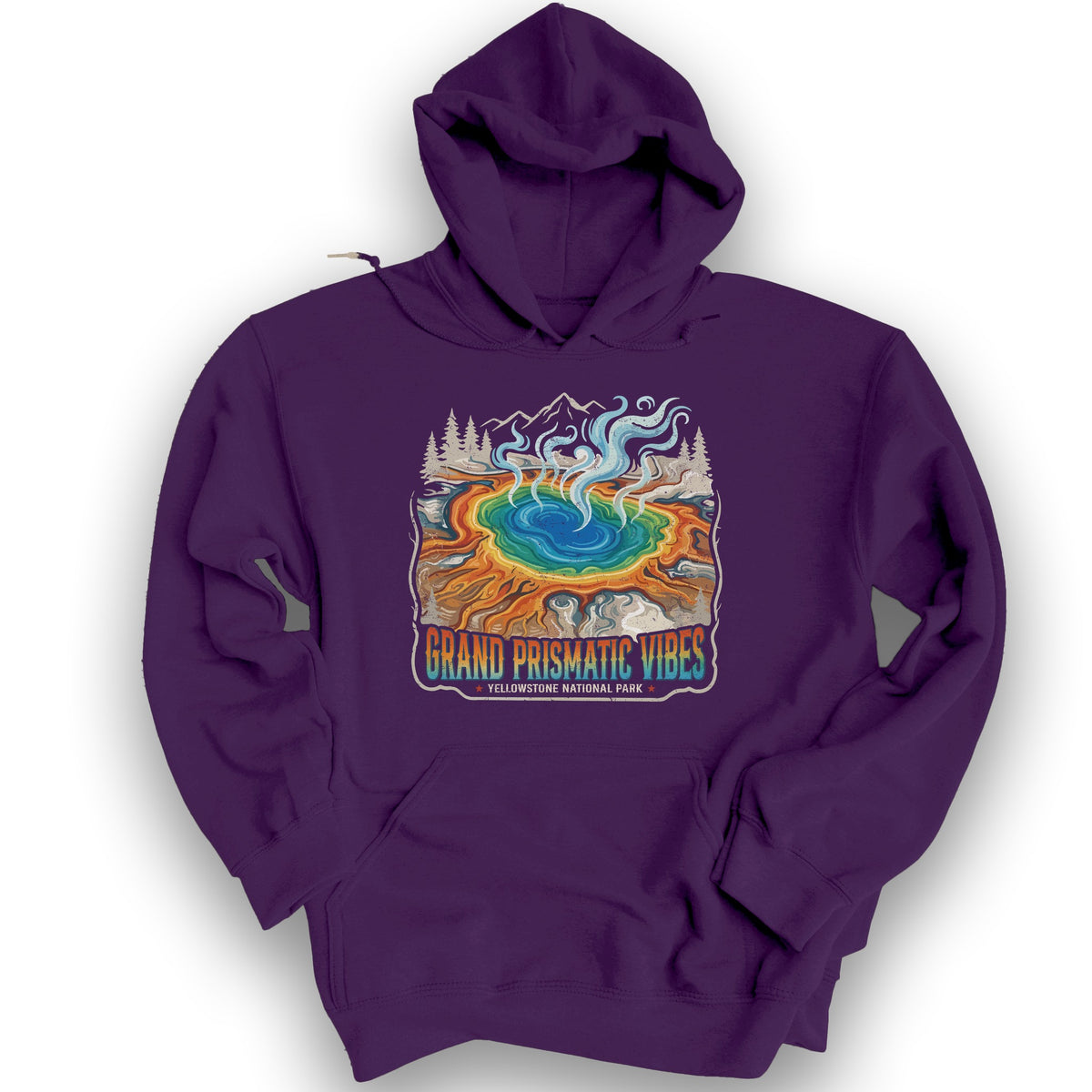 Grand Prismatic Vibes Hoodie - Purple