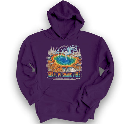 Grand Prismatic Vibes Hoodie - Purple