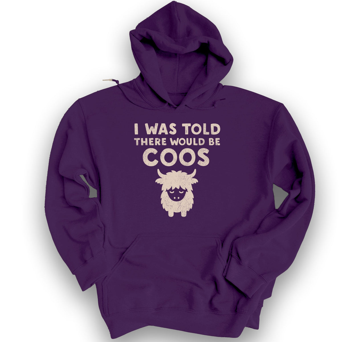 I Was Told Coos Hoodie - Purple
