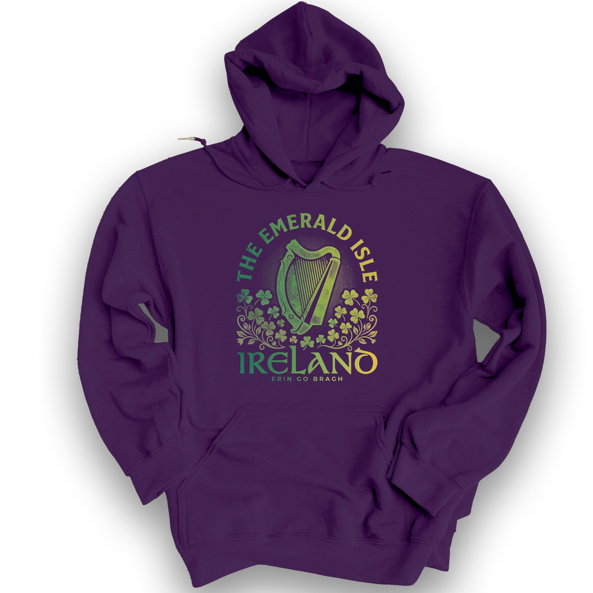 Ireland Erin Harp Hoodie - Purple