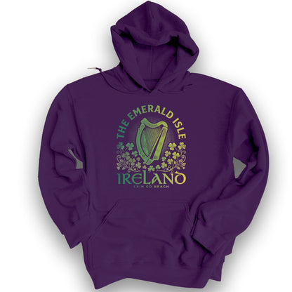 Ireland Erin Harp Hoodie - Purple