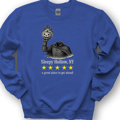 Sleepy Hollow NY "5 Star Review" Sweatshirt - Royal