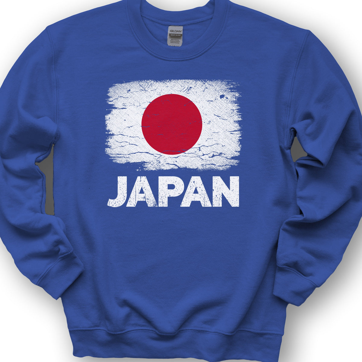 Japan Vintage Flag Sweatshirt - Royal