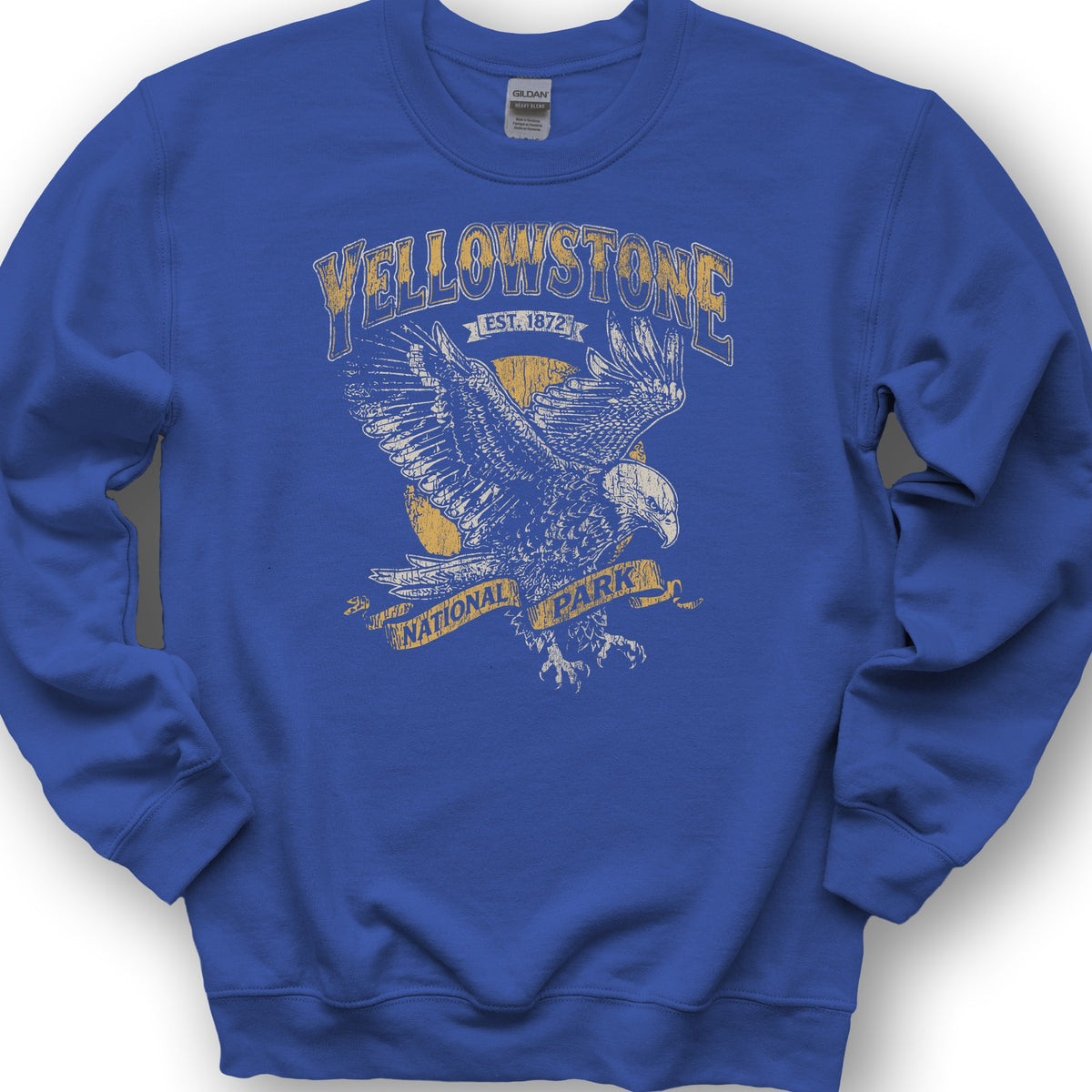 2026022698 Yellowstone Bald Eagle V01 - Gildan 18000 Sweatshirt - Royal