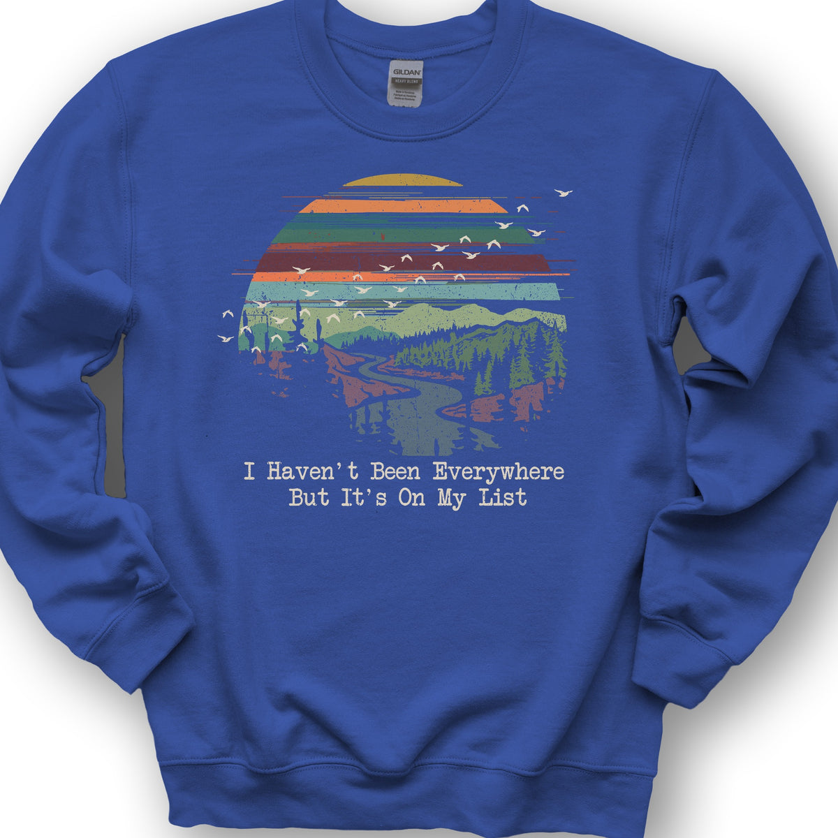 On My List Sunset Sweatshirt - 2026032101 - Royal