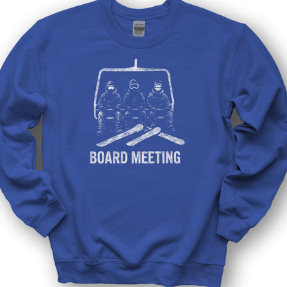 Board Meeting Goofy Rider Sweatshirt - Royal