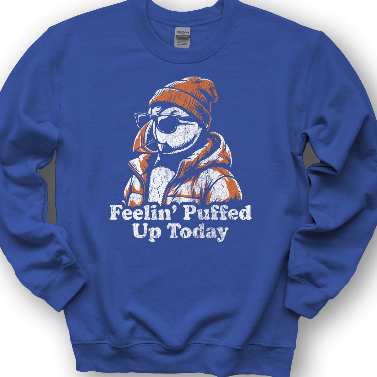 Puffin Puffed Up Sweatshirt - Royal