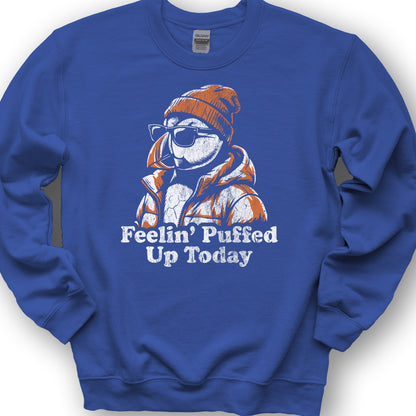 Puffin Puffed Up Sweatshirt - Royal