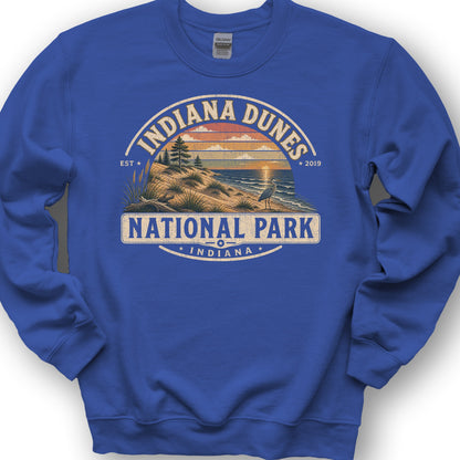Indiana Dunes Medallion Sweatshirt - Royal