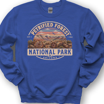 Petrified Forest Medallion Sweatshirt - Royal
