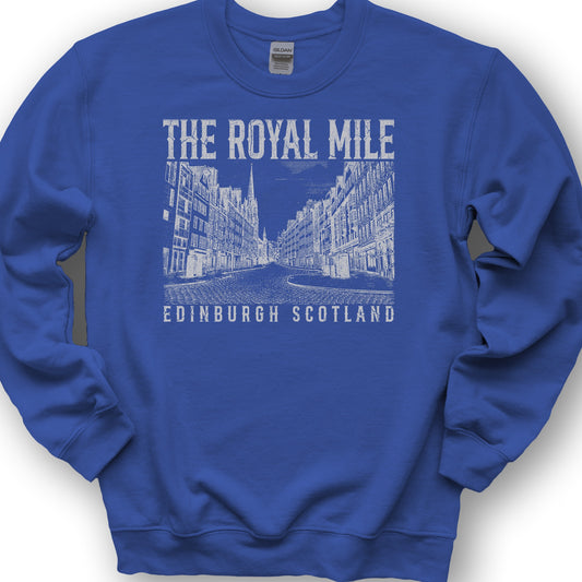 Royal Mile Scotland Sketch Sweatshirt - Royal
