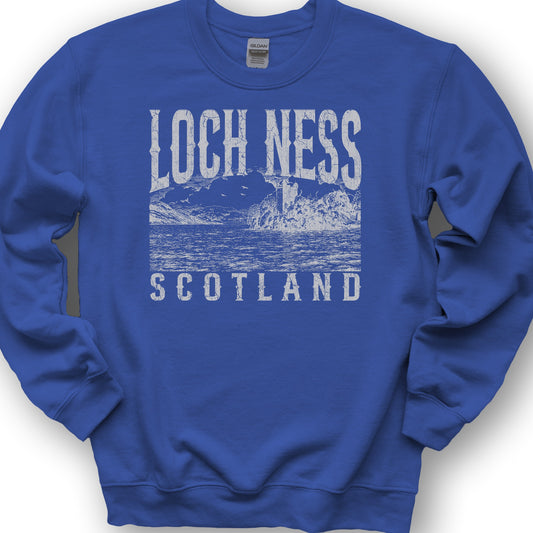 Loch Ness Sketch Sweatshirt - Royal