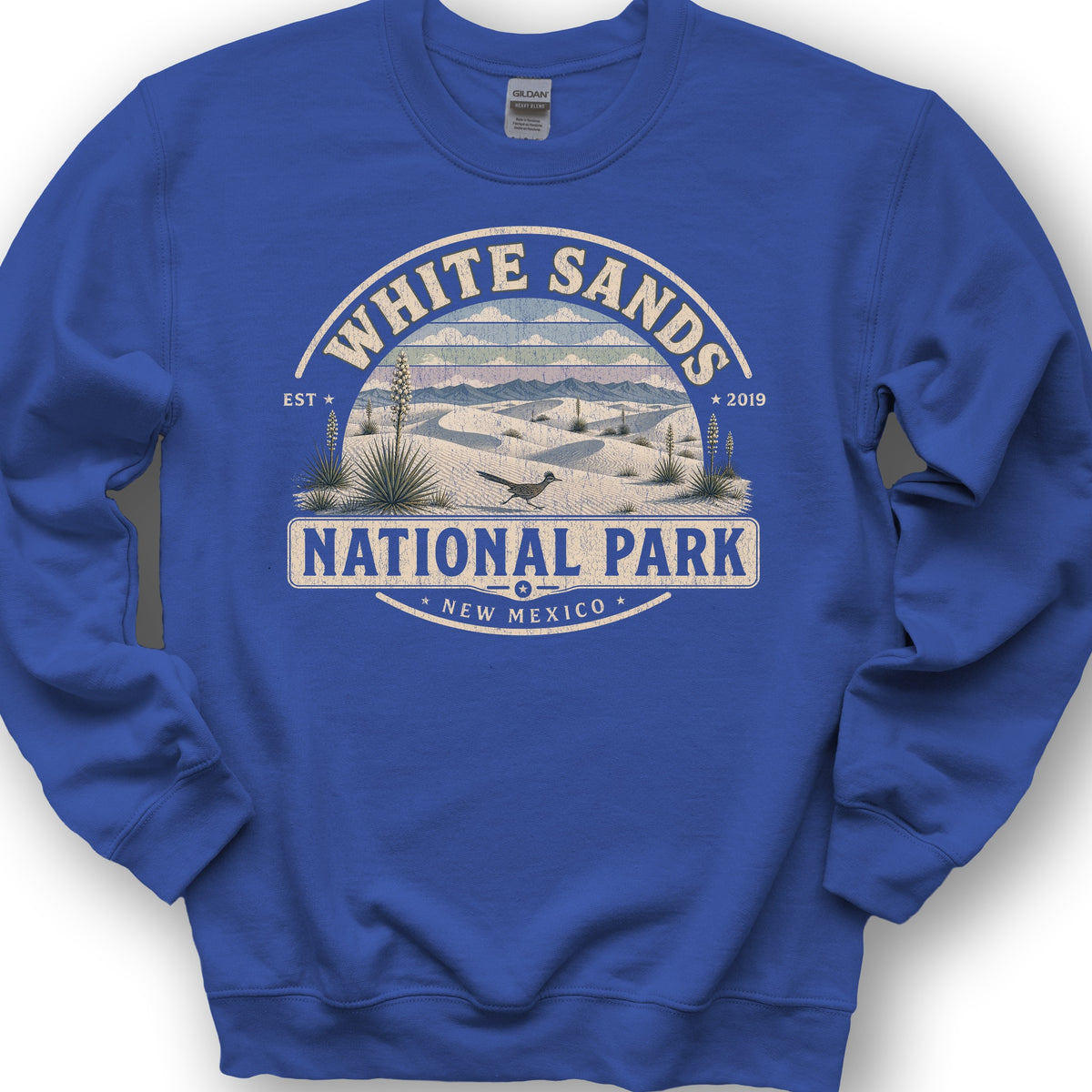 White Sands Medallion Sweatshirt - Royal