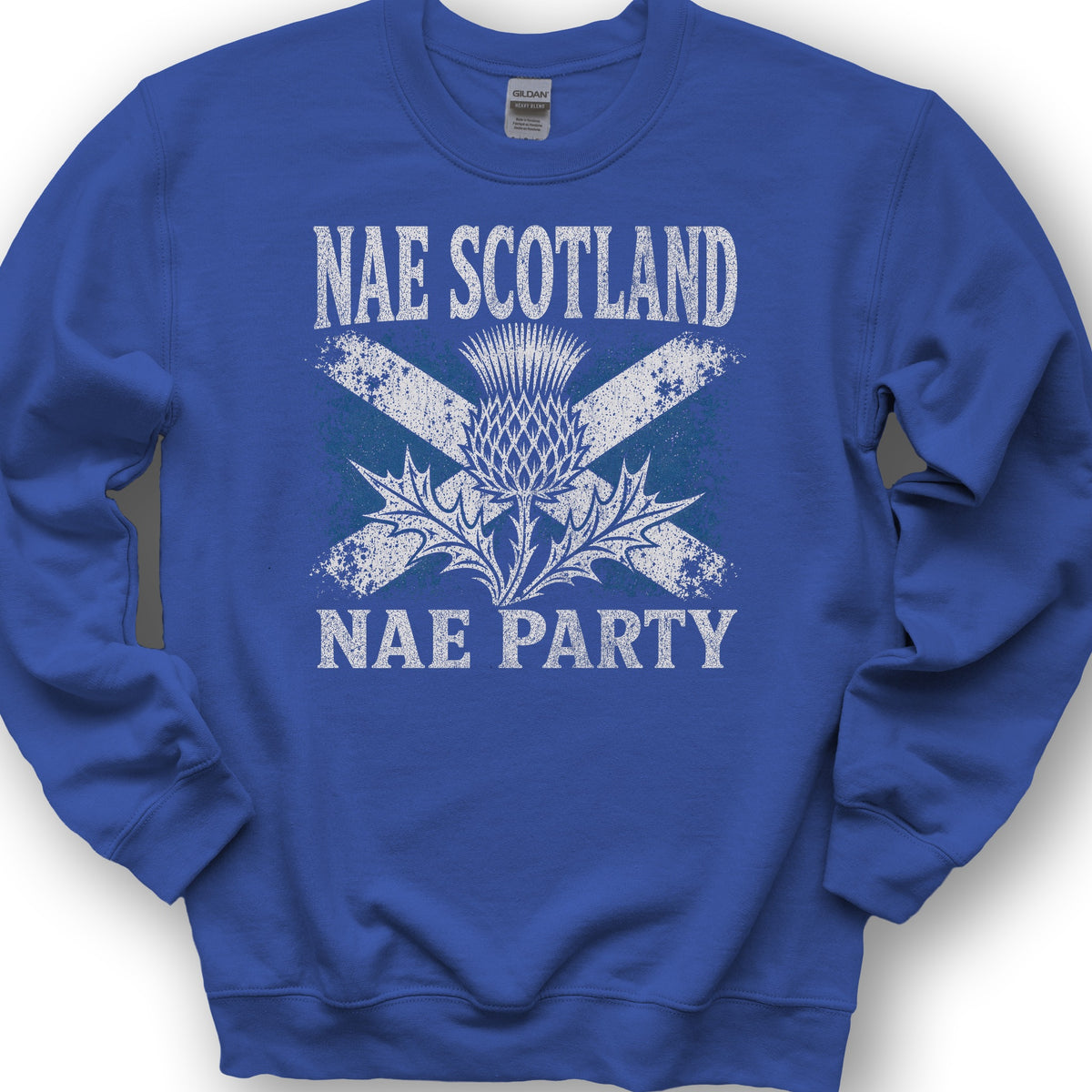 Nae Scotland Vintage Flag Sweatshirt - Royal