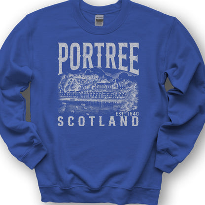 Portree Scotland Sweatshirt - Royal