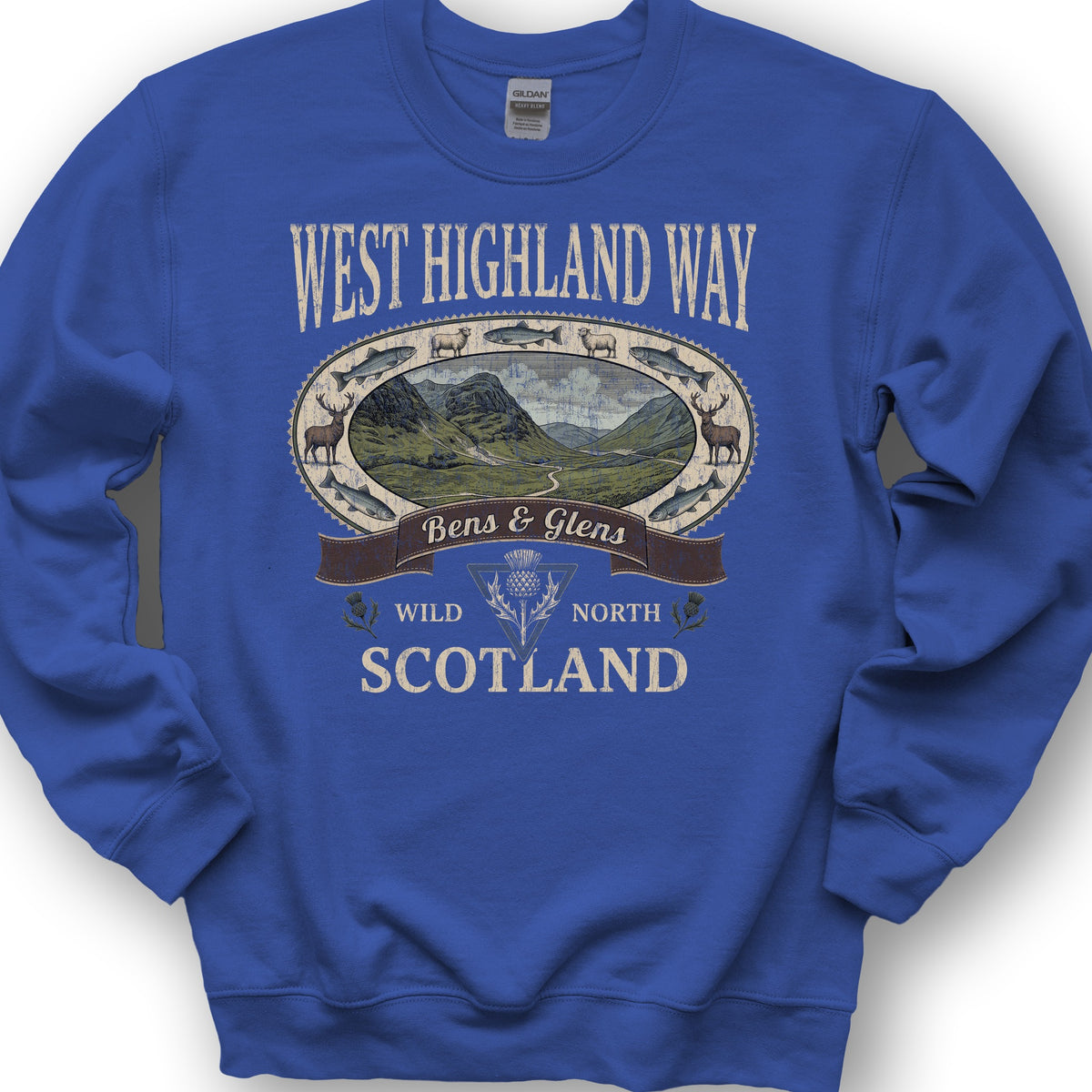 West Highland Way Heritage Sweatshirt - Royal