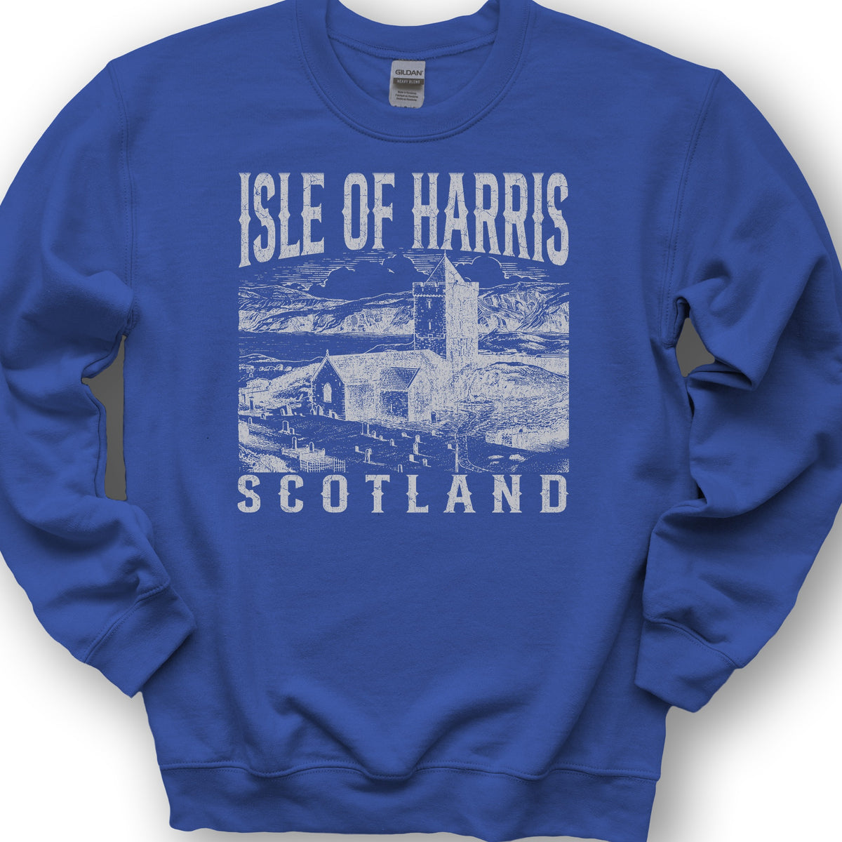 Isle of Harris Sketch Sweatshirt - Royal