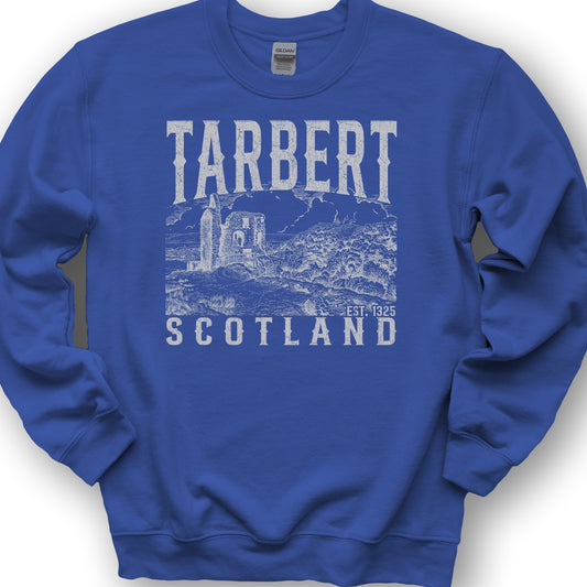 Tarbert Scotland Sketch Sweatshirt - Royal