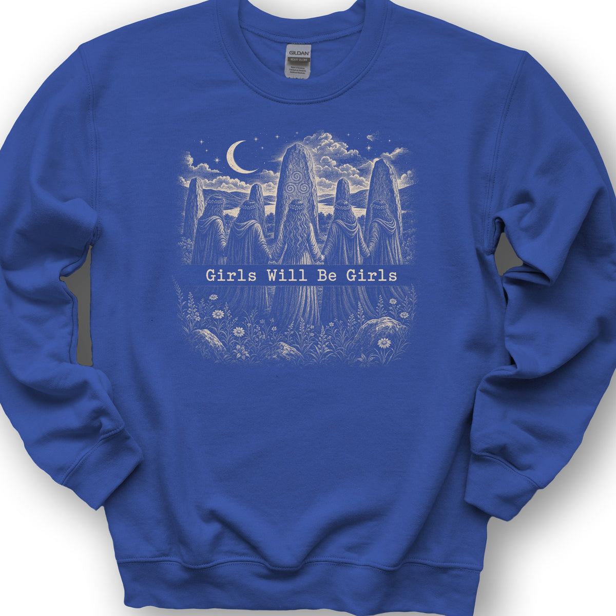 Girls Druids Sweatshirt - Royal