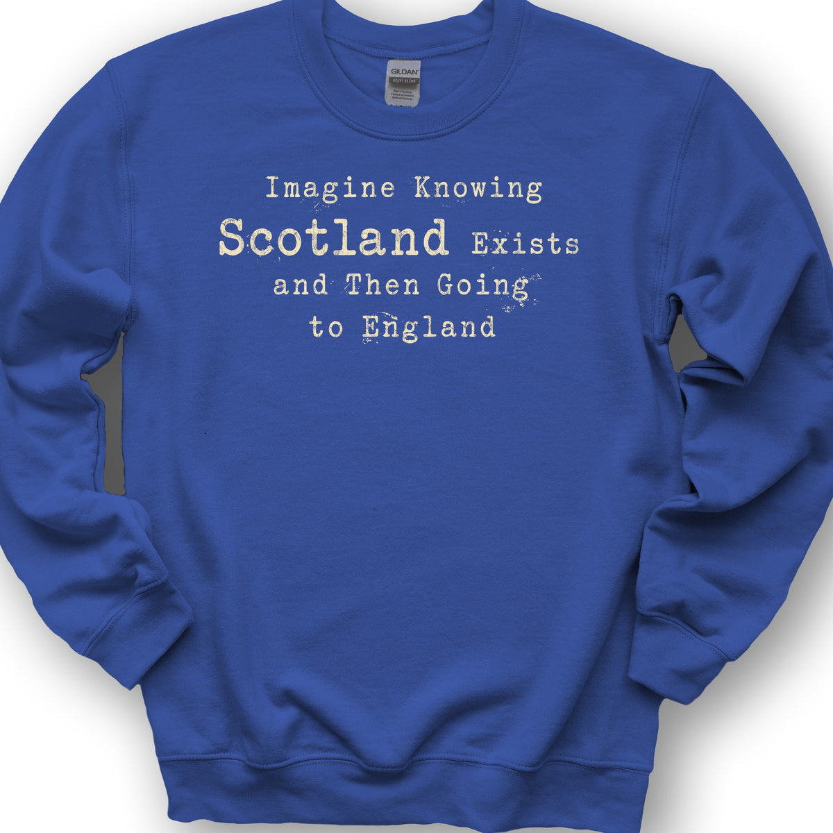 Scotland Exists Sweatshirt - Royal