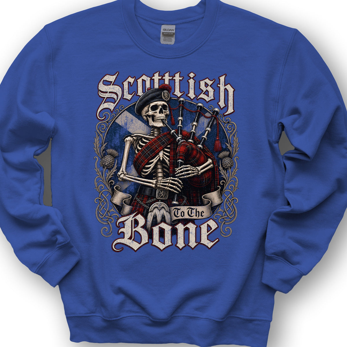 Scottish Boney Piper Sweatshirt - Royal