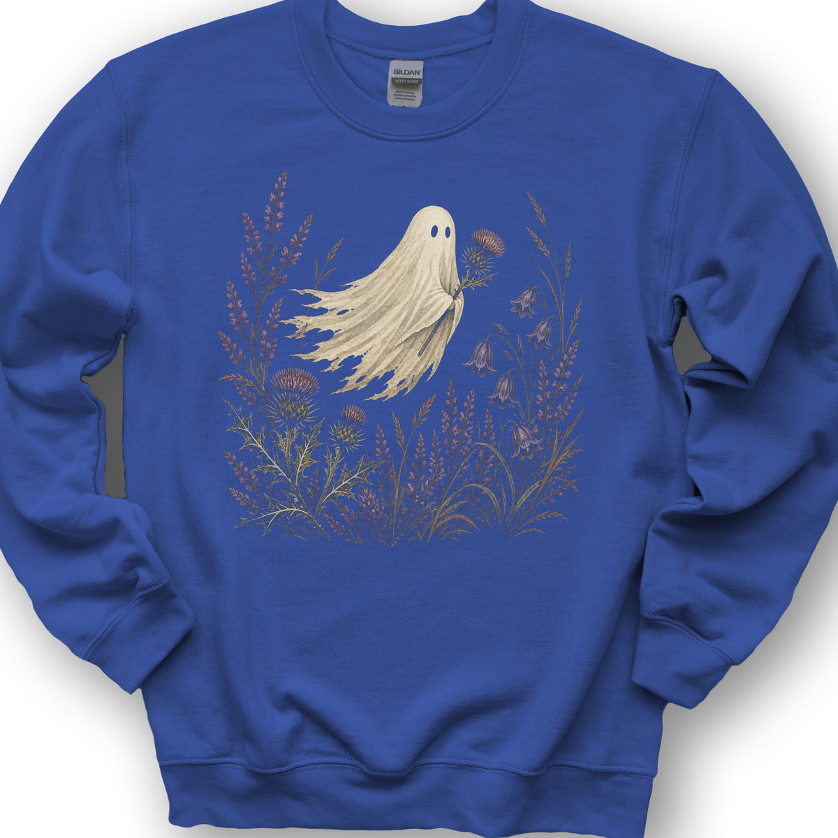 Thistle Ghost Florals Sweatshirt - Royal
