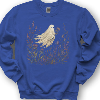 Thistle Ghost Florals Sweatshirt - Royal