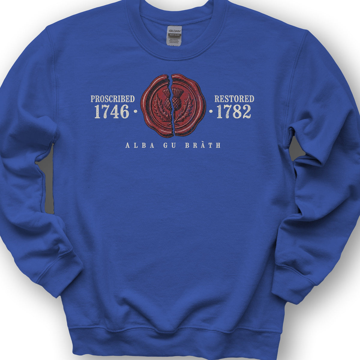 1746 Remembered Seal Sweatshirt - Royal
