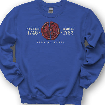 1746 Remembered Seal Sweatshirt - Royal