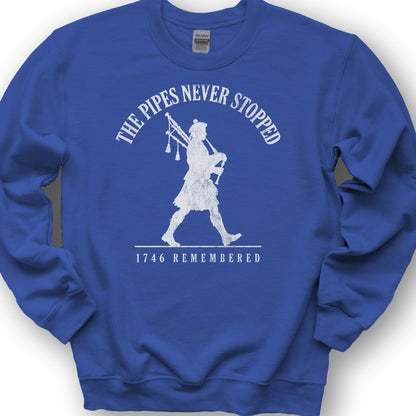 Pipes Never Stopped Sweatshirt - Royal