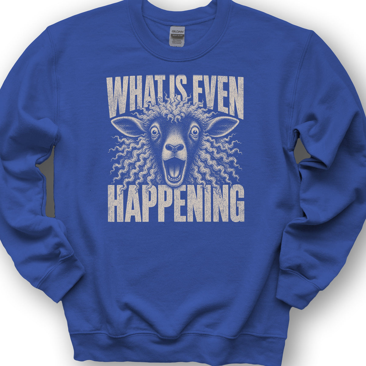 Sheep Happening Sweatshirt - Royal