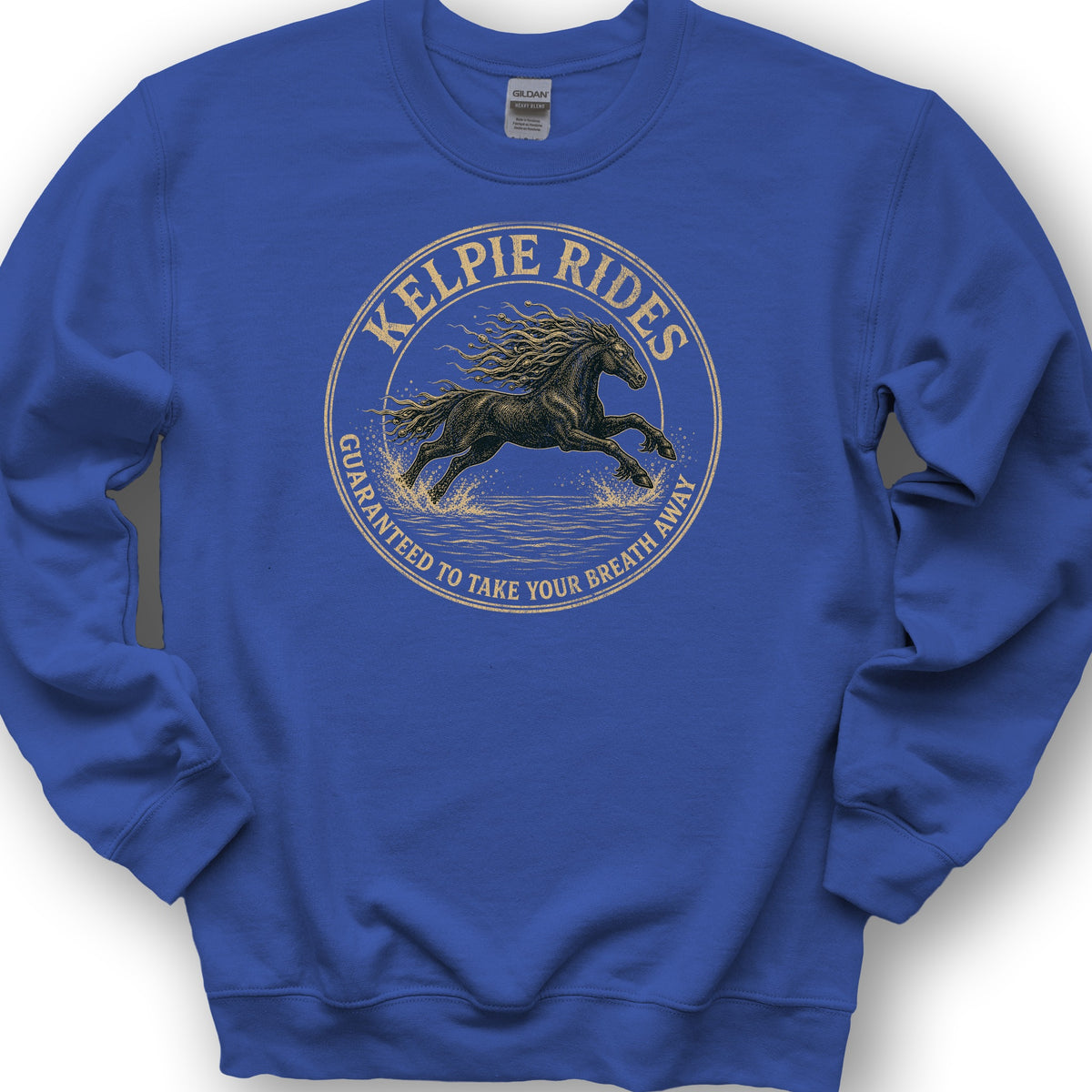 Kelpie Rides Badge Sweatshirt - Royal