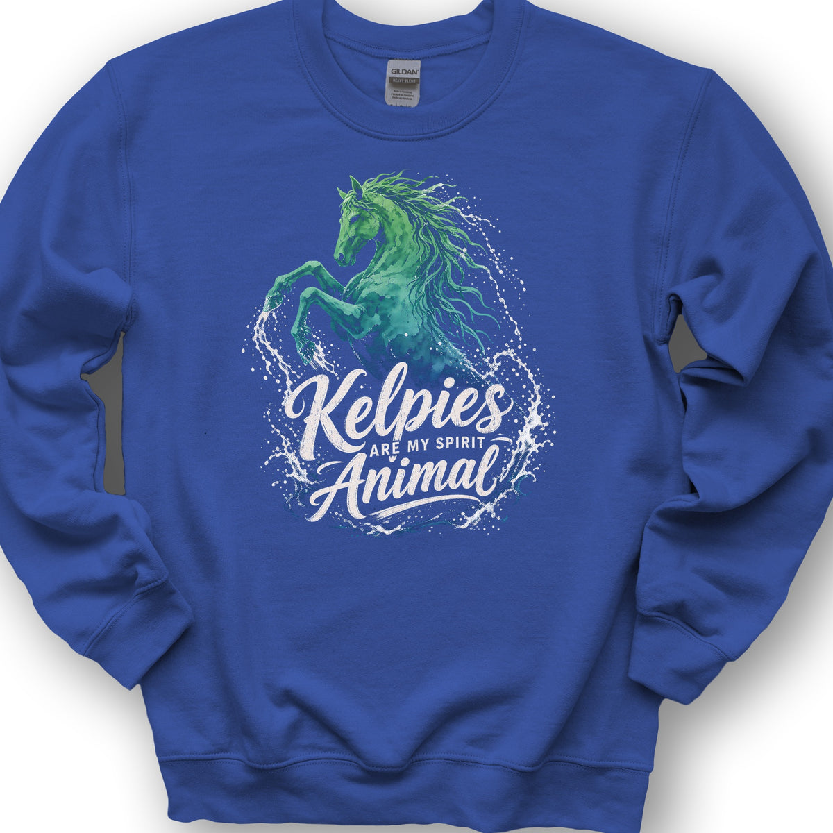 Kelpie Spirit Animal Sweatshirt - Royal