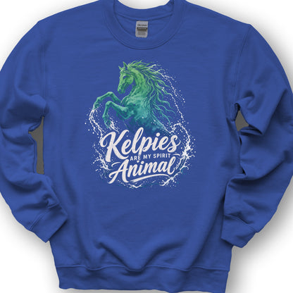 Kelpie Spirit Animal Sweatshirt - Royal