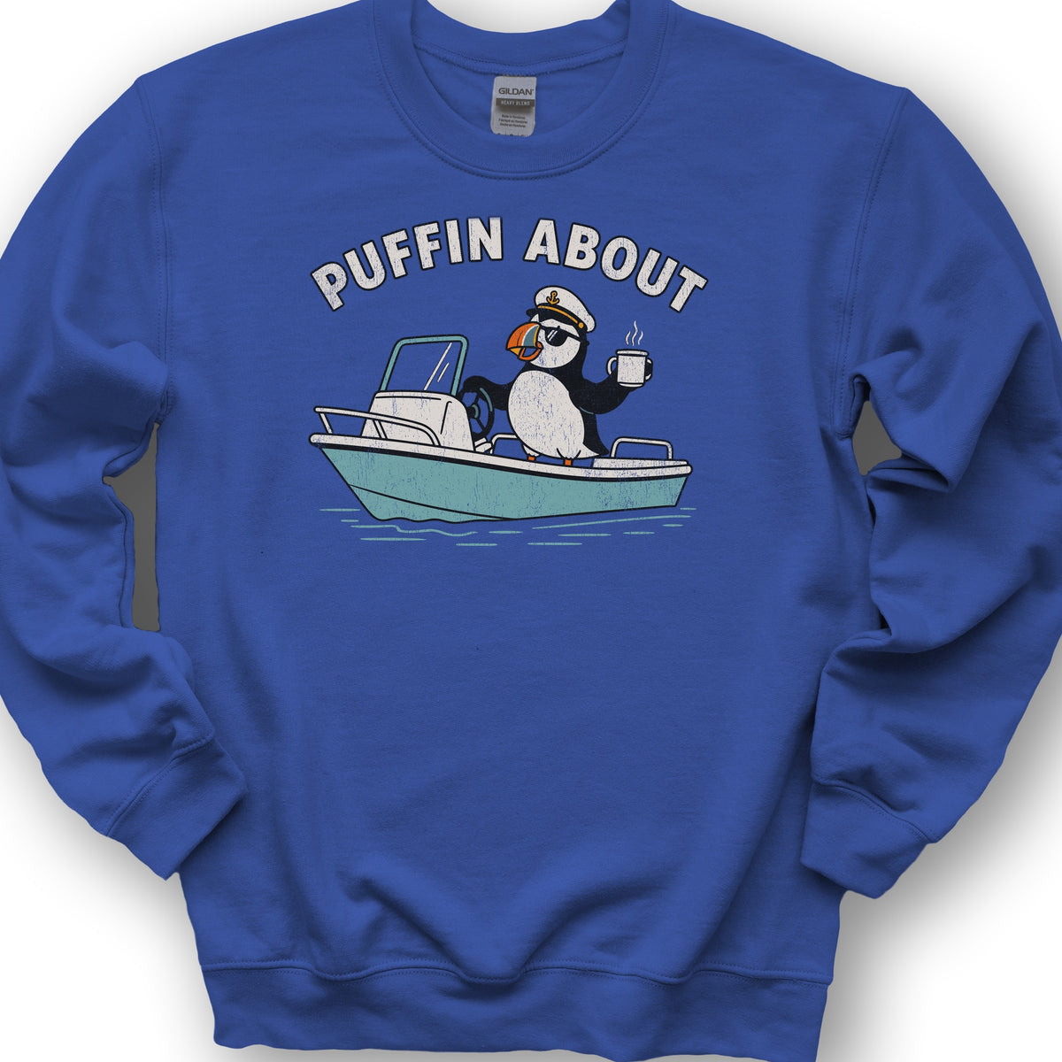 Puffin About Boat Sweatshirt - Royal