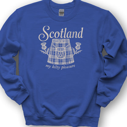 Scotland Kilty Pleasure Sweatshirt - Royal