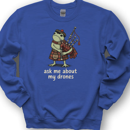 Bagpipe Frog Sweatshirt