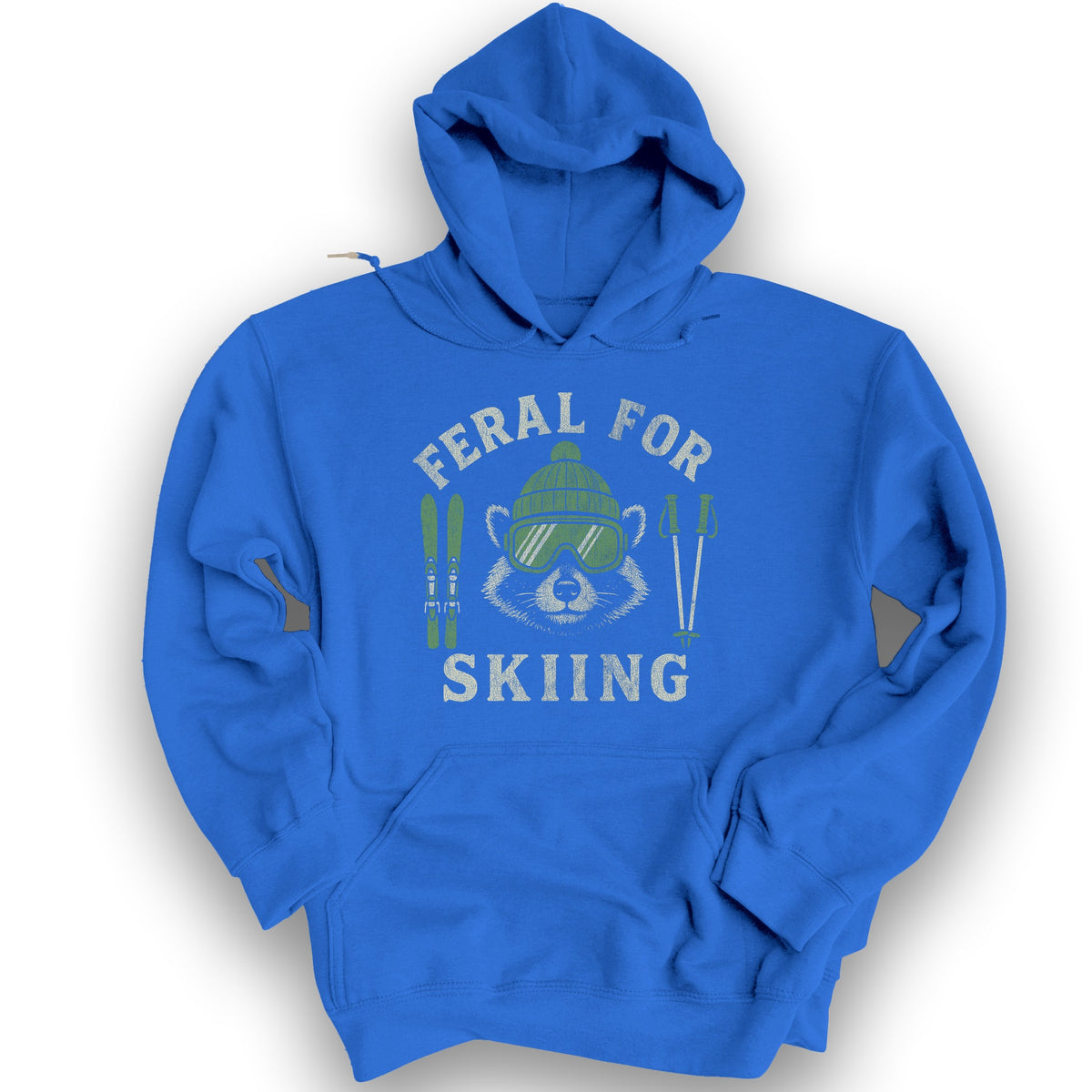 Feral for Skiing Hoodie - Royal