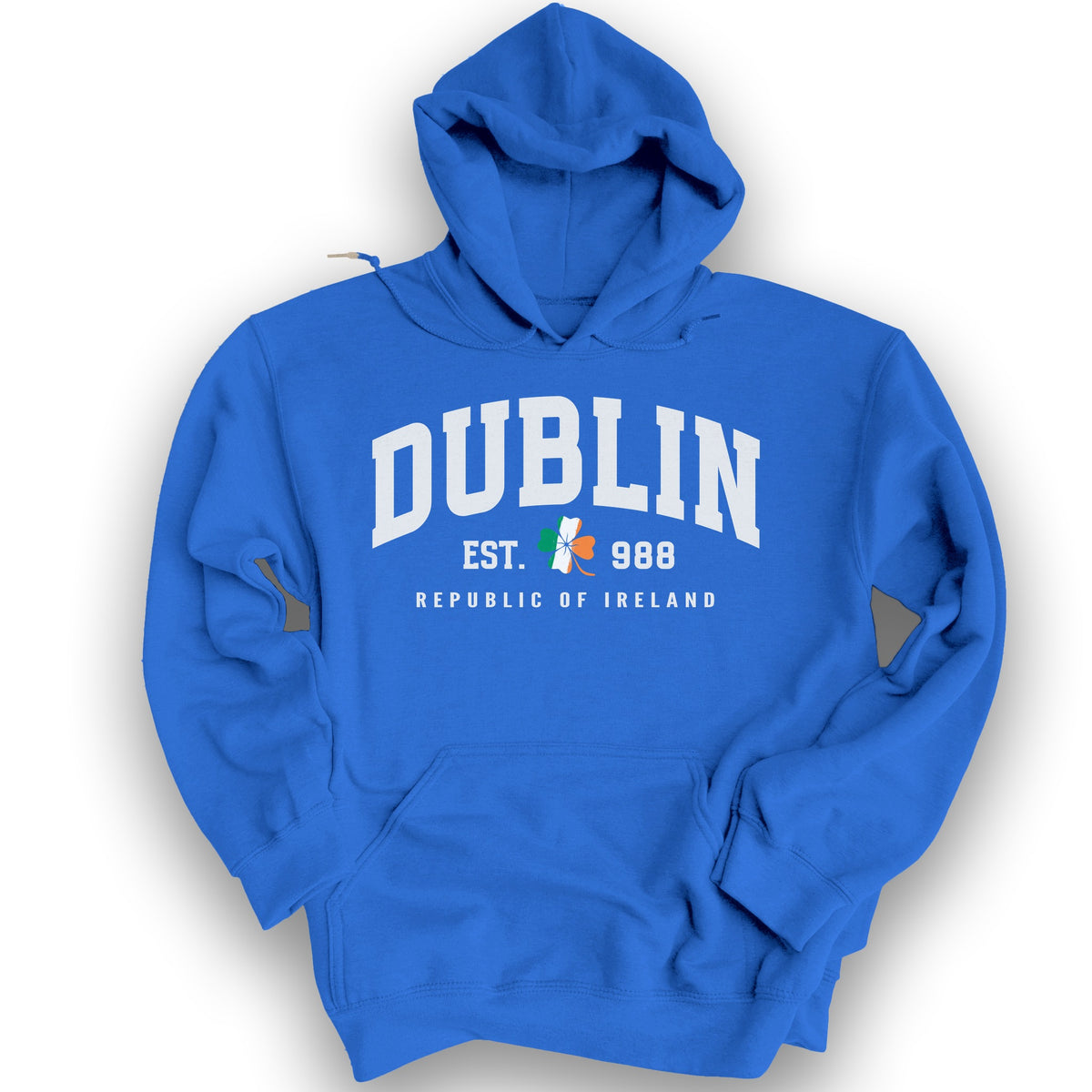 Dublin Varsity Flag Hoodie - Royal